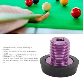 Resim Bilardo Alt Fiş Koruyucu Kılıf Billiard Alt Kapak Alüminyum Kauçuk Bilardo Aksesuar Toz Geçirmez Vidalı Snooker Eğitimi Için 