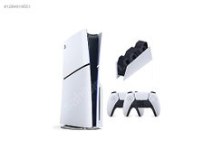 Resim Sony Playstation 5 Slim Cd'li + 2.KOL + Şarj İstasyonu SC TEC. 
