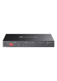 Resim Omada Ds110gmp, 10 Port Gigabit, 8 Port Gigabit Poe+, 123w, 1 Port Combo Gigabit Sfp, Yönetilemez, Metal Kasa Masaüstü Sessiz Switch 