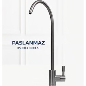 Resim Su Arıtma Musluğu Sus 304 Paslanmaz Çelik Lüks Aç Kapa Musluk 