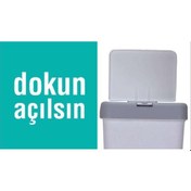 Resim Motek Kirli Çamaşır Sepeti Pratik Kapaklı 40 Litre Mt08 
