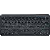 Resim Wholesale00 Bluetooth 5.0 K380 Kablosuz Klavye - 78 Tuşlu Düşük Gürültü Yuvarlak Klavye 