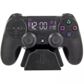 Resim Playstation Joystick Dijital Çalar Saat Siyah 