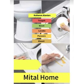 Resim Tafce 2 Adet Duş Pvc Lavabo Küvet Tezgah Banyo Mutfak Pencere 3,2 mt Su Geçirmez Sızdırmaz Yalıtım Bant 