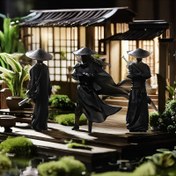 Resim 3/4/6 Samurai heykel dekorasyonu, çok fonksiyonlu iç ve dış mekan dekorasyonu, ideal araç gösterge paneli ve ev rafları için, çeşitli oda türleri için ideal Noel hediyeleri, Samurai pencere merkez konsolü dekorasyonu, iç ve dış mekan süslemesi 