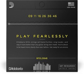 Resim Daddario Nyxl0946 Elektro Gitar Tel Seti, Super Light Top/Regular Bo 