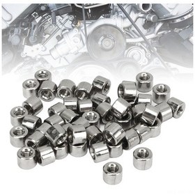 Resim Moveevo 304 Paslanmaz Çelik M4 X 0.7-8-l6mm Dairesel Dişli Bağlantı Somunu Seti, 50 Adet - Ev Dekorasyonu, Makine Bakımı İçin Dayanıklı Ve Korozyona Dayanıklı 