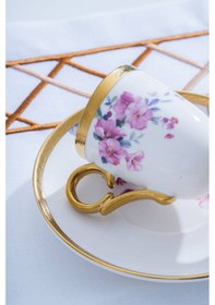 Resim Acar Flavia 6 Kişilik Kahve Fincan Takımı - 90 Ml Renkli 
