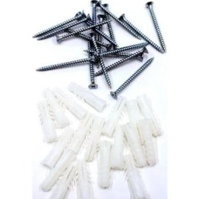 Resim 8 No Dübel+Uyumlu Vida Seti 18 Adet 