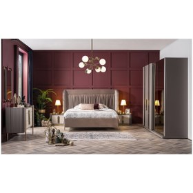 Resim Weltew Home Florya Bazalı Ve Karyolalı Yatak Odası Takımı 