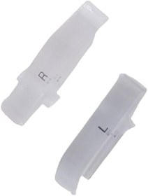 Resim NA Deal4GO Sol ve Sağ L R Tetik Düğmeleri Seti PSP 1000 Düğmesi için Yedek - Şeffaf Beyaz 