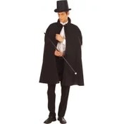 Resim Aspata Store Siyah Sihirbaz Pelerini ve Sihirbaz Şapkası Yetişkin Boy 