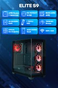 Resim Game Garaj Elite S9 AMD Ryzen 7 7800X3D 32GB RAM 1TB SSD RX9070XT 16GB 240mm Sıvı Soğutma FreeDOS Oyuncu 