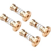 Resim Shuai Yan T8 Anti Boşluk Yaylı Somun Aralığı 2mm Kurşun 8mm Eliminasyon Uzay Somunu 8mm Acme Dişli Çubuk Kurşun Vidalar Dıy 