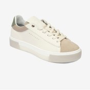 Resim Greyder Kadın Beyaz Yeşil Hakiki Deri Sneaker Ayakkabı 4Y2SA33200 