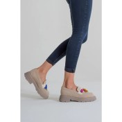 Resim Kadın Hakiki Deri Püsküllü Oxford Ayakkabı 4034 