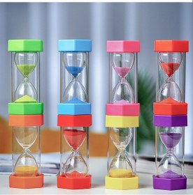 Resim Yaozixa Renkli Altıgen Kum Saati - 20 Dakika Çocuk Eğitim Oyuncak & Dekor 