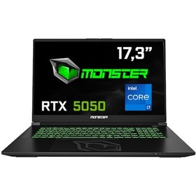 Resim Monster Abra A7 V16.2.5 Intel Core i7 13700HX 32 GB 1 TB SSD 8 GB RTX 5050 17.3" W11H FHD Oyuncu Dizüstü Bilgisayarı 