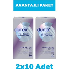 Resim Durex Yok Ötesi Ultra Kaygan Prezervatif 10'lu 2 Adet 