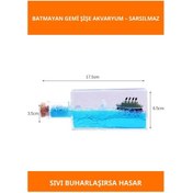 Resim Batmayan Gemi Şişe Akvaryum Dekoratif Süs 1 Adet 
