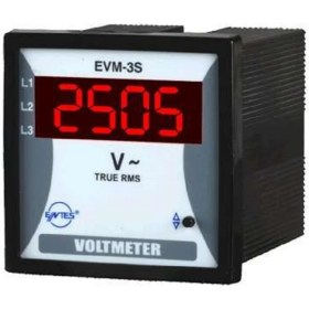 Resim Evm-3s-72 220V Ac T-I Elektronik Voltmetre, Hassas Ölçüm Cihazı 