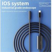 Resim Ronanna Buğz Endoskop Yılan Video Kamera Ios Uyumlu Led’li 5 Metre 7 mm Sert Kablo 2mp Full Hd 