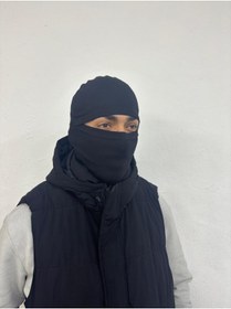Resim HG Termal Tam Yüz Kar Maskesi, Rüzgar Korumalı, Siyah Renk, Tek Beden 