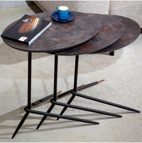 Resim SHOWDEKO Bolero Üçlü Zigon Sehpa Seti 