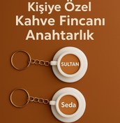 Resim moistrid 1 Ad Kişiye Isme Özel Kahve Fincanı Sevimli Anahtarlık Çanta Süsü Hediyelik (KAHVE DOSTUNA GÖNDER :) 