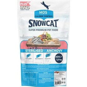 Resim Snow Cat Plus Düşük Tahıllı Kısırlaştırılmış Balıklı Yetişkin Kedi Maması 1500 G 