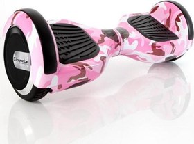 Resim Elektrikli Kaykay Hoverboard 6.5 Inch Pembe Kamuflaj Grafity Desenli Akıllı -çanta 