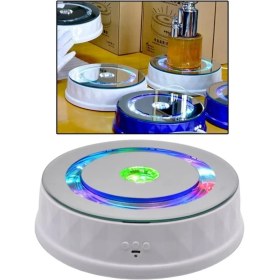 Resim Schulzz Ürün Çekimi Vitrin Için 360° Dönen Renkli Işıklı Sunum Standı 8 kg 