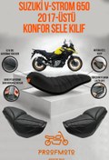 Resim PROOFMOTO Suzuki V-strom 650 (2017 - ÜSTÜ) Konfor Sele Kılıf 