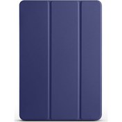 Resim Khayra Pad 6 Smart Cover Standlı 1-1 Kılıf - Lacivert Lacivert 