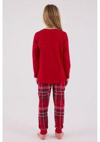 Resim Arnetta Kız Çocuk Kırmızı Pijama Takımı Ar3512-c-v1 Kırmızı 