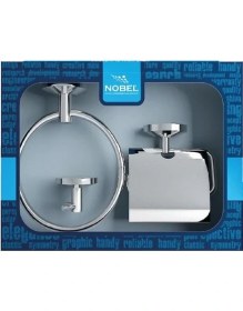 Resim Gürçay Pisa 3'lü Banyo Aksesuar Seti 