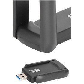 Resim Bfs Mbps Wifi Alıcı Kablosuz Wifi Adaptörü Çift Band Çift Antenli 