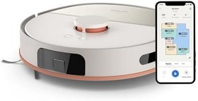 Resim Philips HomeRun 5000 Serisi Robot Elektrikli Süpürge, Çift Döner Mop, Süpürme ve Paspas, 10.000Pa Emiş Gücü, Lazer Çizgi Navigasyon, HomeRun Uygulaması, İpek Beji (XU5000/20) 
