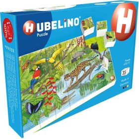 Resim Hubelino 35 Parça Puzzle Tropikal Yağmur Ormanında Vahşi Yaşam 410177 