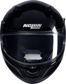 Resim Nolan N60-6 Classico Kapalı Motosiklet Kaskı 301 Parlak Siyah S 