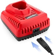 Resim Fastbuy N12 Milwaukee 10.8/12v Lityum Pil Hızlı Şarj Cihazı, Au Fiş, Performanslı Yüksek Kapasite 