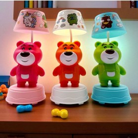 Resim ALPJOY Figürlü Çocuk Masa Lambası Gece Lambası Led Işık Aydınlatma Kalemtıraşlı Kalemlkli Masa Gece Lambası 