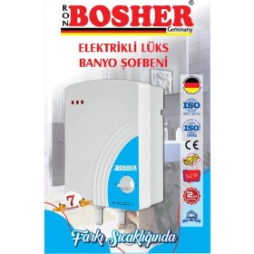Resim Feyza Design Elektrikli Su Isıtıcı, Hızlı ve Güçlü Şofben, Pratik Kullanım 