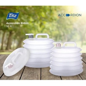Resim Titiz Katlanabilir 10 Lt Akordion Bidon Damacana Tp-645dn-0005 