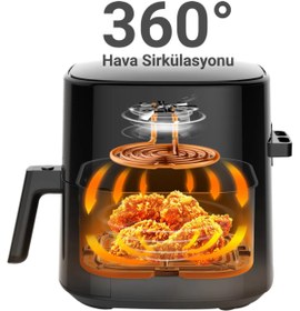 Resim General Mobile Gm Air Fryer 5 Litre Yağsız Fritöz ( Türkiye Garantili) 