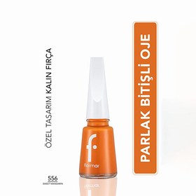 Resim Flormar Nail Enamel Yoğun Pigmentli Oje 556 Sweet Mandarin 