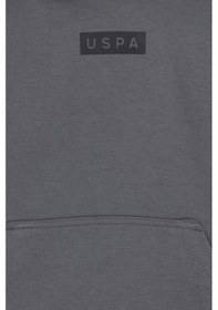 Resim U.S. Polo Assn. Erkek Çocuk Gri Kapüşonlu Sweatshirt 50293515-VR024 