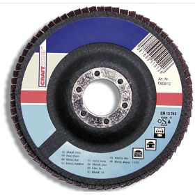 Resim Craftomat Taşlama Taşı K40 125 mm Unıversal Açık Mavi Fıber 