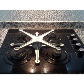 Resim abnturk Gold Seri Spider Cooking Full Döküm Alüminyum Dönerli Börek Pişirici Ocaküstü Künefe Pişirme Aparatı 
