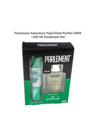 Resim Parlement Adventure Yeşil Erkek Parfüm 50ml+150 Ml Deodorant Set 